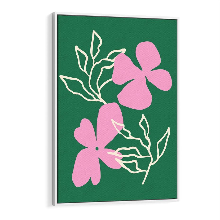 Obraz w ramie 80x120 - Wewnętrzne Fale - abstrakcyjny plakat, boho styl - rama biała