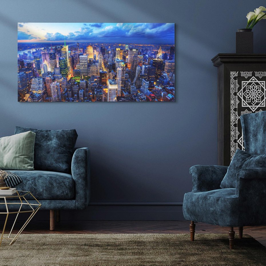 Obraz na płótnie 120x60 - Energia wielkiego miasta - Nowy Jork, NY