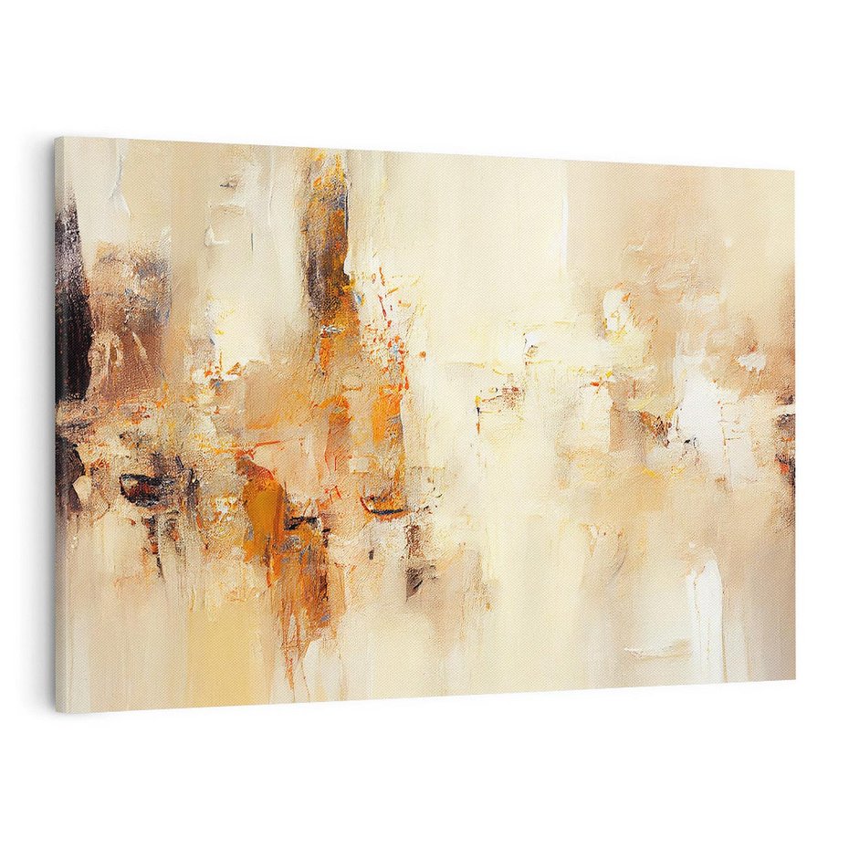 Obraz na płótnie 100x70 - Odbicie utraconych barw - abstrakcja, tekstury farb