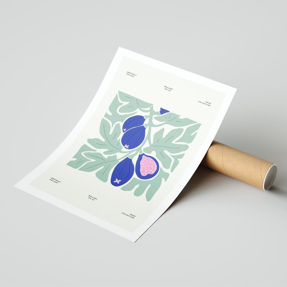 Plakat bez ramy 50x70 - Symfonia Przestrzeni - figi, plakat