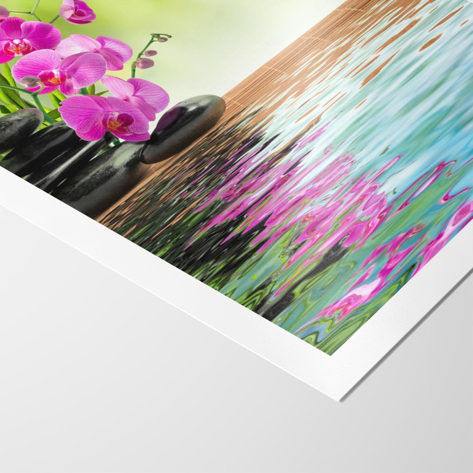 Plakat bez ramy 50x70 - Oaza Storczyka i Wody - spa, storczyk