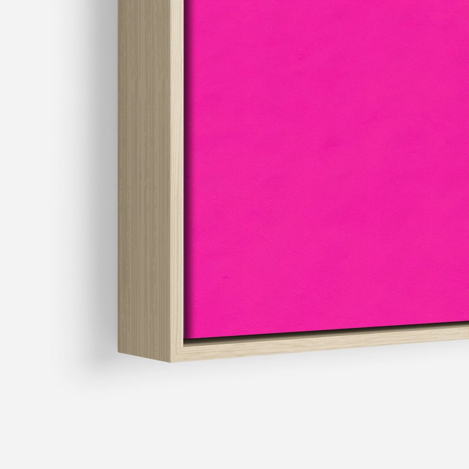 Obraz w ramie 80x120 - Retro Stylizacja - palma, liście - rama drewno