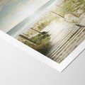 Plakat bez ramy 30x40 - Błękitne morze na pomostach - morze, pomost