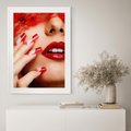 Plakat bez ramy 21x30 - Piękno manicure: kolory i elegancja - paznokcie, manicure
