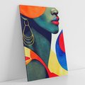 Obraz na płótnie 80x120 - Kolory Kobiety - mural, abstrakcja