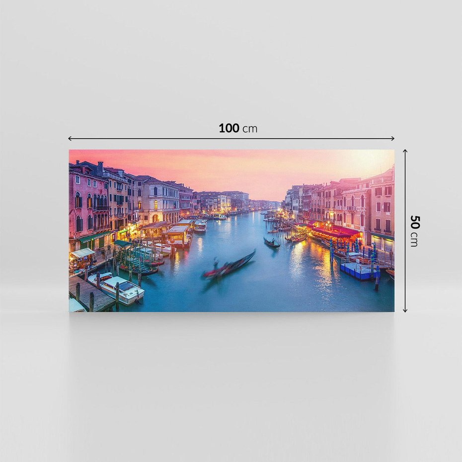 Obraz na płótnie 100x50 - Romantyczna Wenecja we Włoszech - Wenecja, Włochy