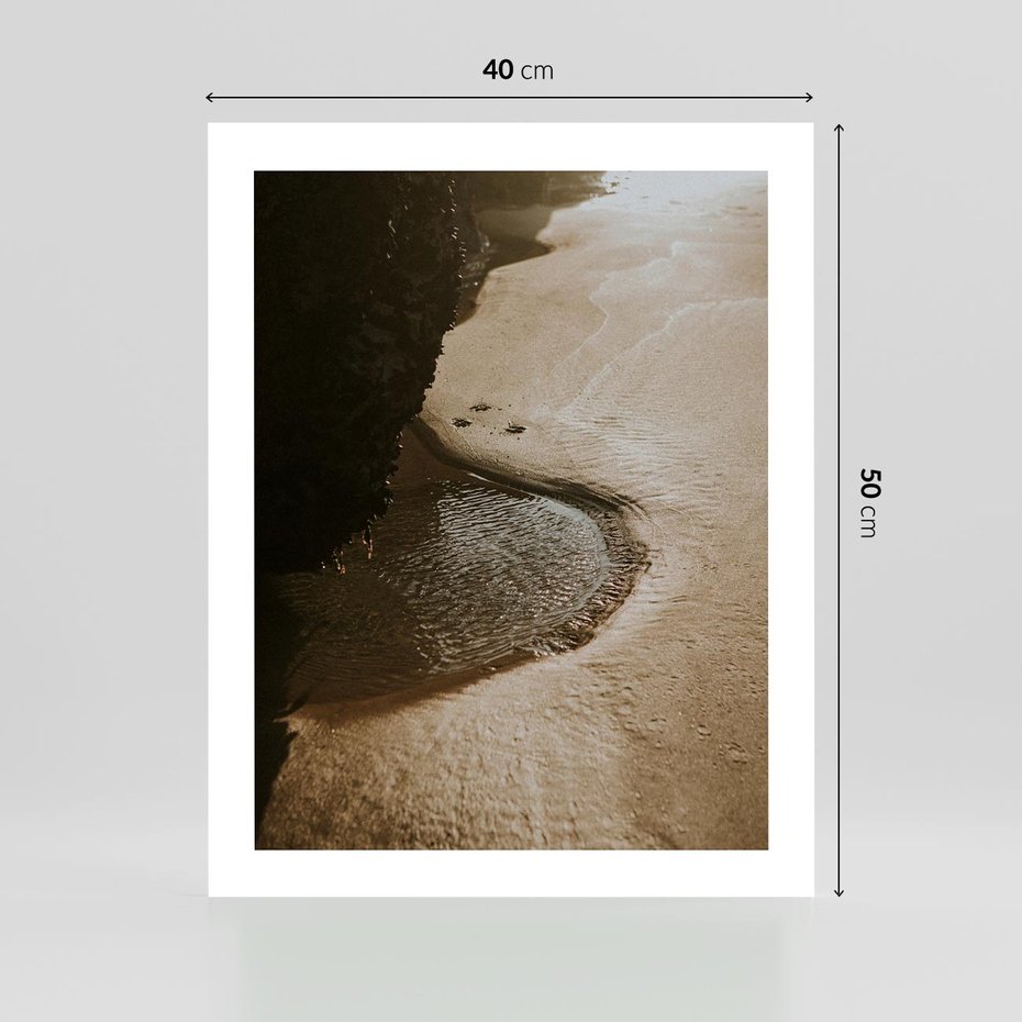 Plakat bez ramy 40x50 - Relaksujący Raj - plaża, morze