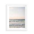 Plakat w ramie 40x50 - Morze i Fale - morze, fale - rama biała