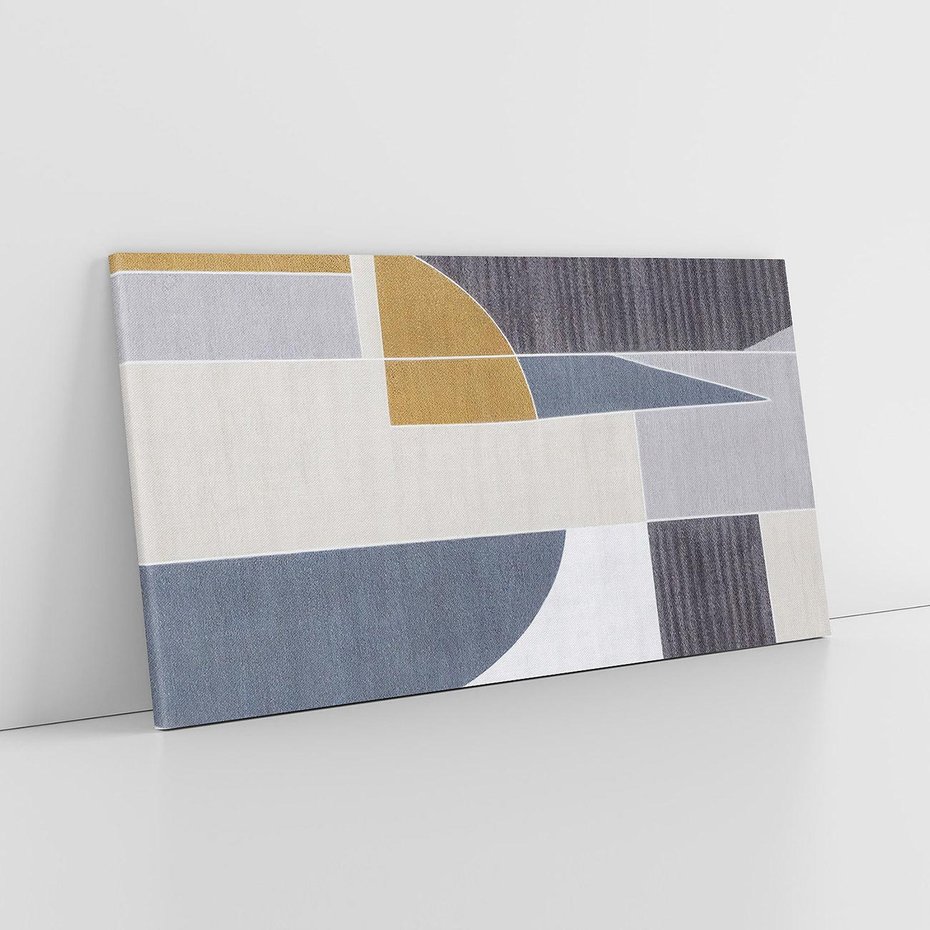 Obraz na płótnie 120x60 - Odbicie wschodzącego jutra - graficzne kształty, geometria