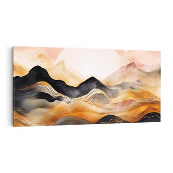 Obraz na płótnie 100x50 - Grafika Zachodu - nowoczesna grafika, odcienie pastelowe