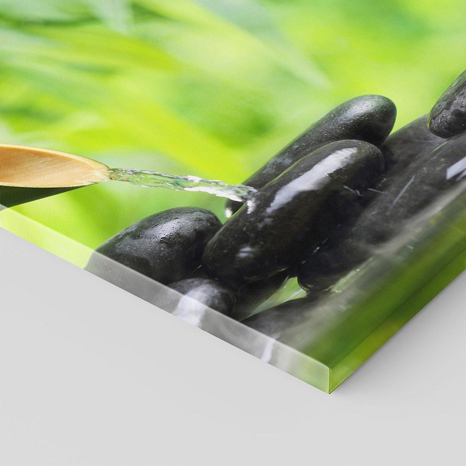 Obraz na płótnie 60x60 - Spokój w bambusowym SPA - bambus, SPA