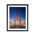 Plakat w ramie 40x50 - Most architektoniczne arcydzieło - most, architektura - rama czarna