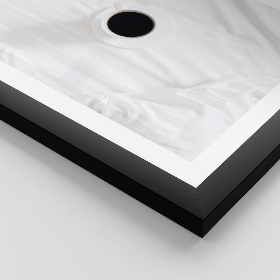 Plakat w ramie 30x40 - Prostota Rytuału - fotografia, minimalizm - rama czarna