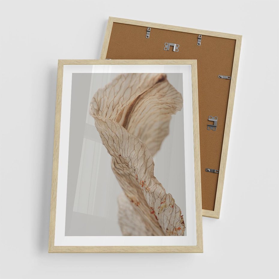 Plakat w ramie 50x70 - Suszone piękno - susz, suche - rama drewno