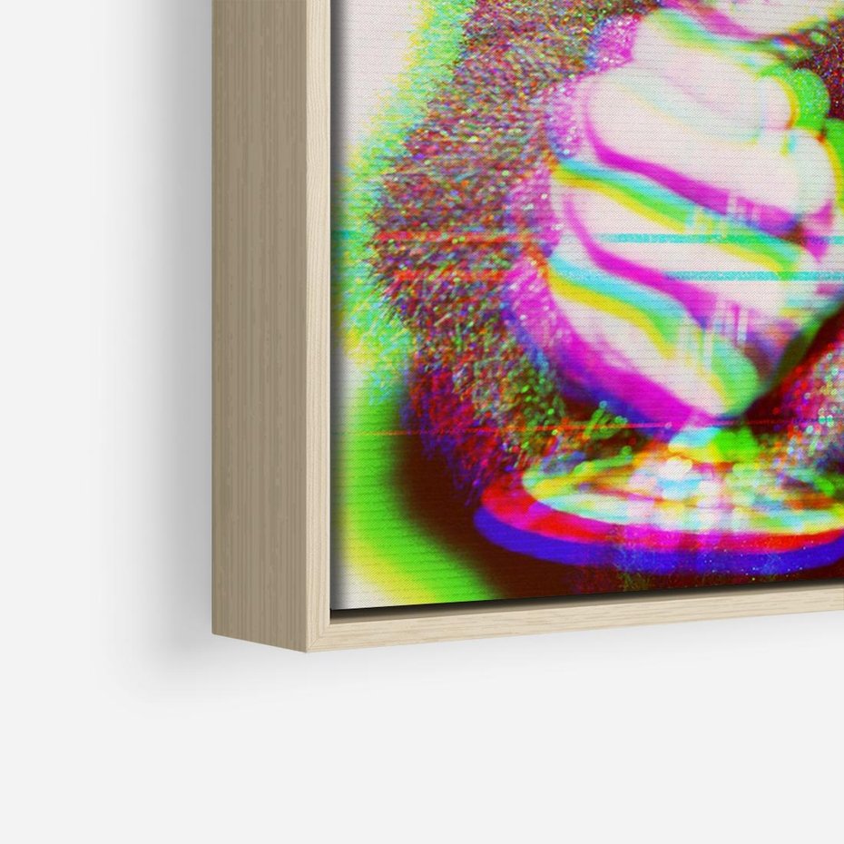 Obraz w ramie 100x70 - Zakochani na Kliszy - zdjecie, stara prześwietlona klisza - rama drewno