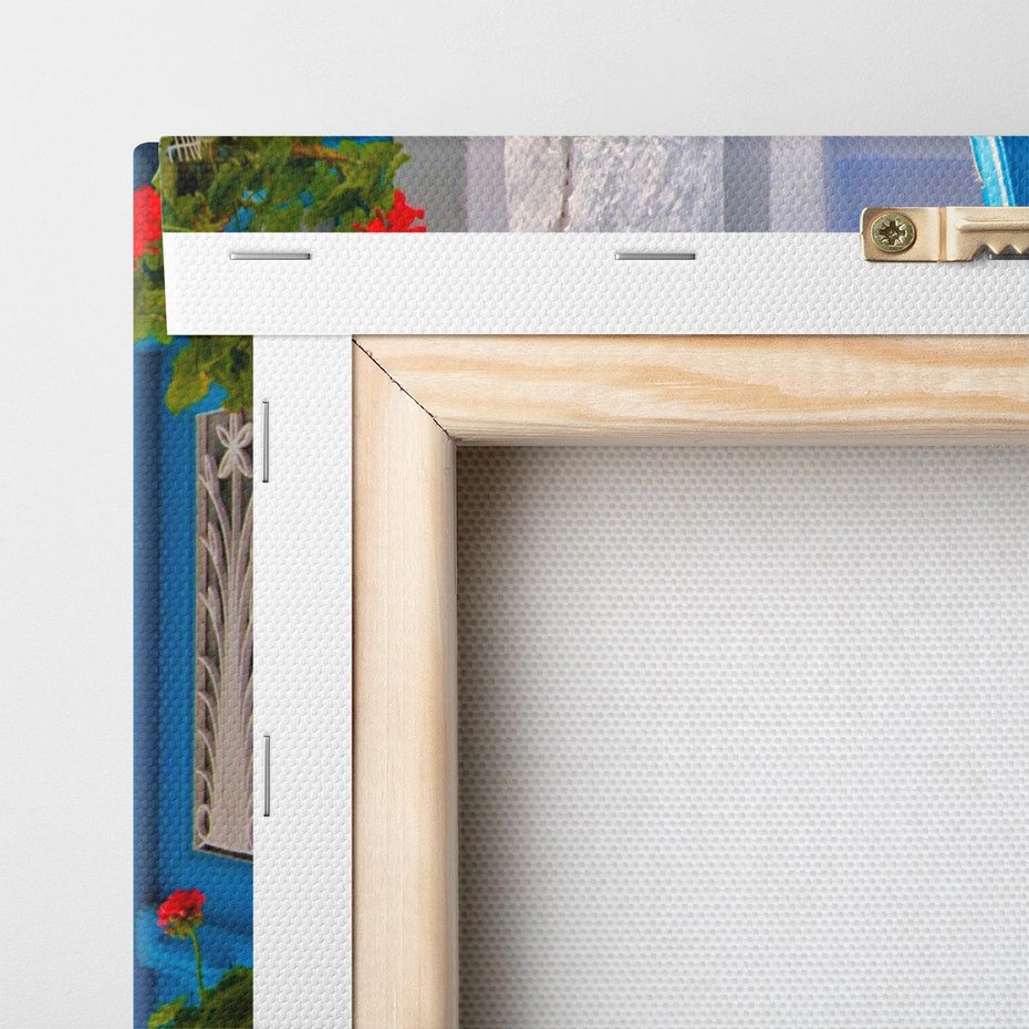 Obraz na płótnie 70x100 - Santorini: urok Grecji - Santorini, Grecja