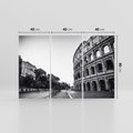 Obraz na płótnie 120x80 - Echa Historii - czarno biała fotografia, koloseum