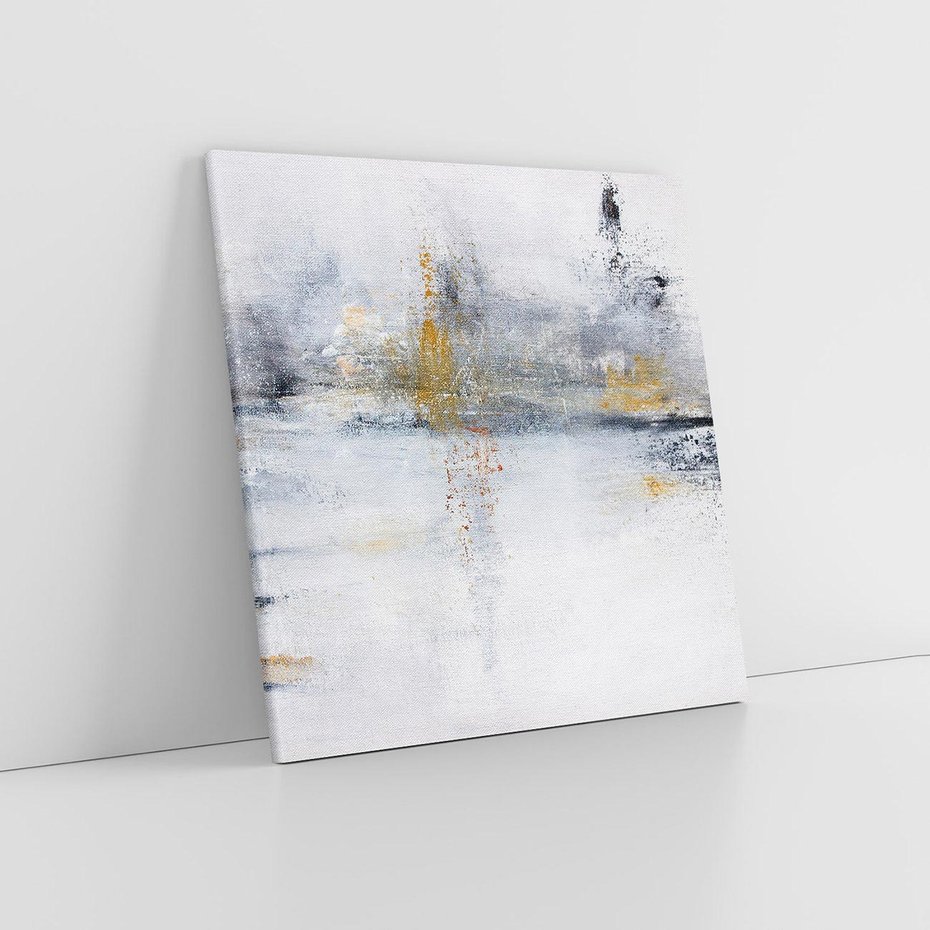 Obraz na płótnie 60x60 - Kontrastujące Chaosy - abstrakcja, kontrast