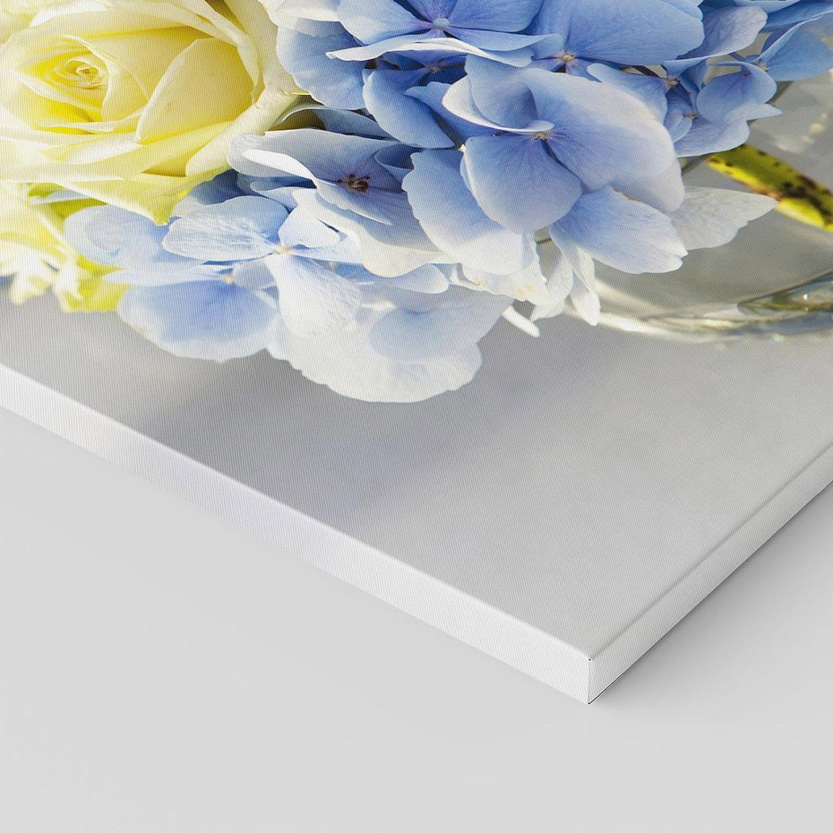 Obraz na płótnie 80x80 - Różany Bukiet - bukiet, kwiaty