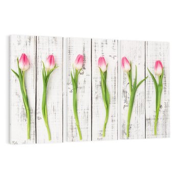 Obraz na płótnie 120x80 - Kwintesencja Piękna - kwiaty, tulipany