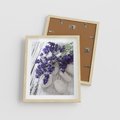 Plakat w ramie 40x50 - relaks z aromatem - lawenda, spa - rama drewno