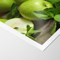 Plakat bez ramy 21x30 - Jabłkowa kolorystyka - jabłka, owoce