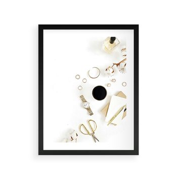 Plakat w ramie 50x70 - Luksusowy Lifestyle - kompozycja lifestyle, fotografia - rama czarna