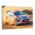 Obraz na płótnie 100x70 - Adrenalina na Torze Rajdowym - rajdy, samochodowe