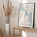 Plakat bez ramy 21x30 - Pastelowe Marzenia Kwiatów - kwiaty, nowoczesne i minimalistyczne