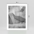 Plakat bez ramy 40x50 - Geometryczna harmonia sztuki - geometria, sztuka