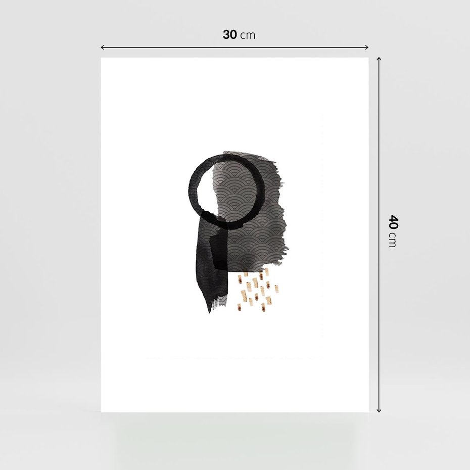 Plakat bez ramy 30x40 - Japoński Minimalizm - grafika w japońskim stylu, minimalizm