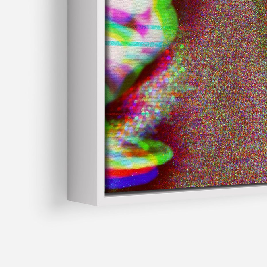 Obraz w ramie 70x100 - Zakochani na Kliszy - zdjecie, stara prześwietlona klisza - rama biała