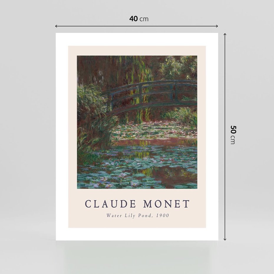 Plakat bez ramy 40x50 - Sztuka i Litera - Claude Monet, reprodukcja obrazu