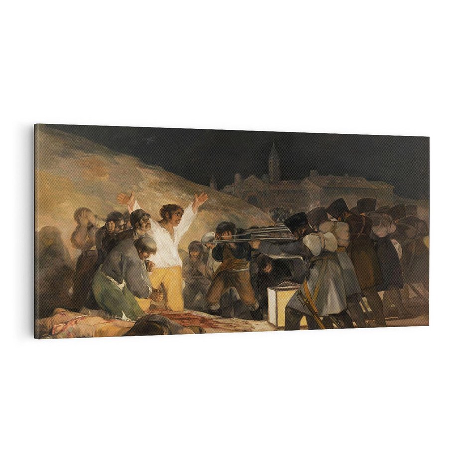 Obraz na płótnie 120x60 - "The Third of May" Francisco Goya - Reprodukcja - reprodukcja, obraz na płótnie