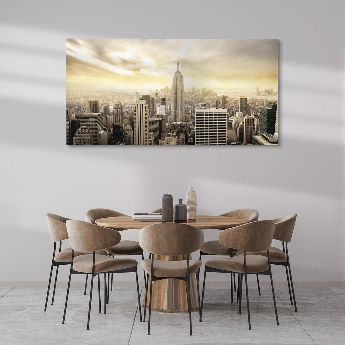Obraz na płótnie 140x70 - Magia Manhattanu: miasto, które nigdy nie śpi - Manhattan, NY