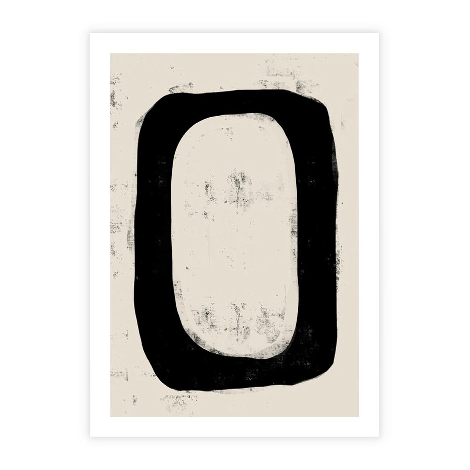 Plakat bez ramy 50x70 - Wnętrza Kształtów - abstrakcja, minimalizm