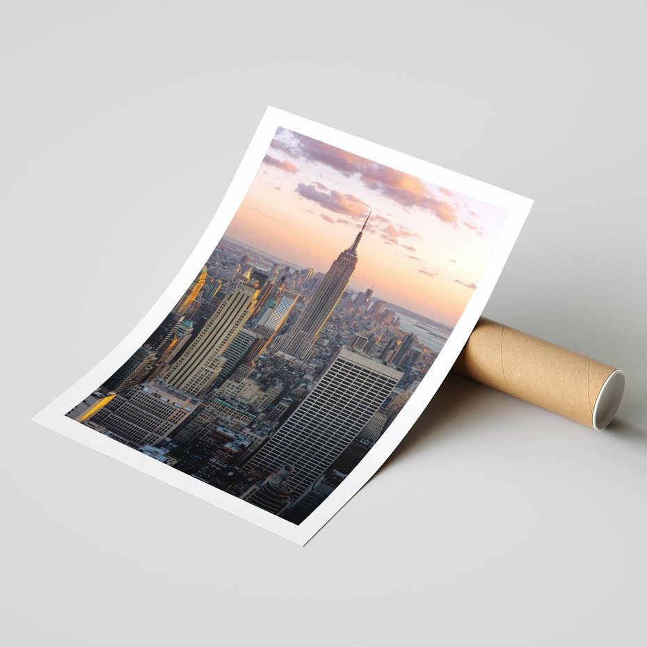 Plakat bez ramy 50x70 - Nowojorskie Wieżowce - Nowy York, wieżowce