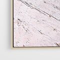 Obraz w ramie 80x80 - Nowoczesna Elegancja - beton, struktura - rama drewno