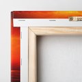 Obraz na płótnie 30x30 - Romantyczny Zachód Słońca nad Morzem - zachód, słońca