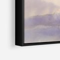 Obraz w ramie 100x70 - Ruchoma cisza widzenia - akwarela, subtelene - rama czarna