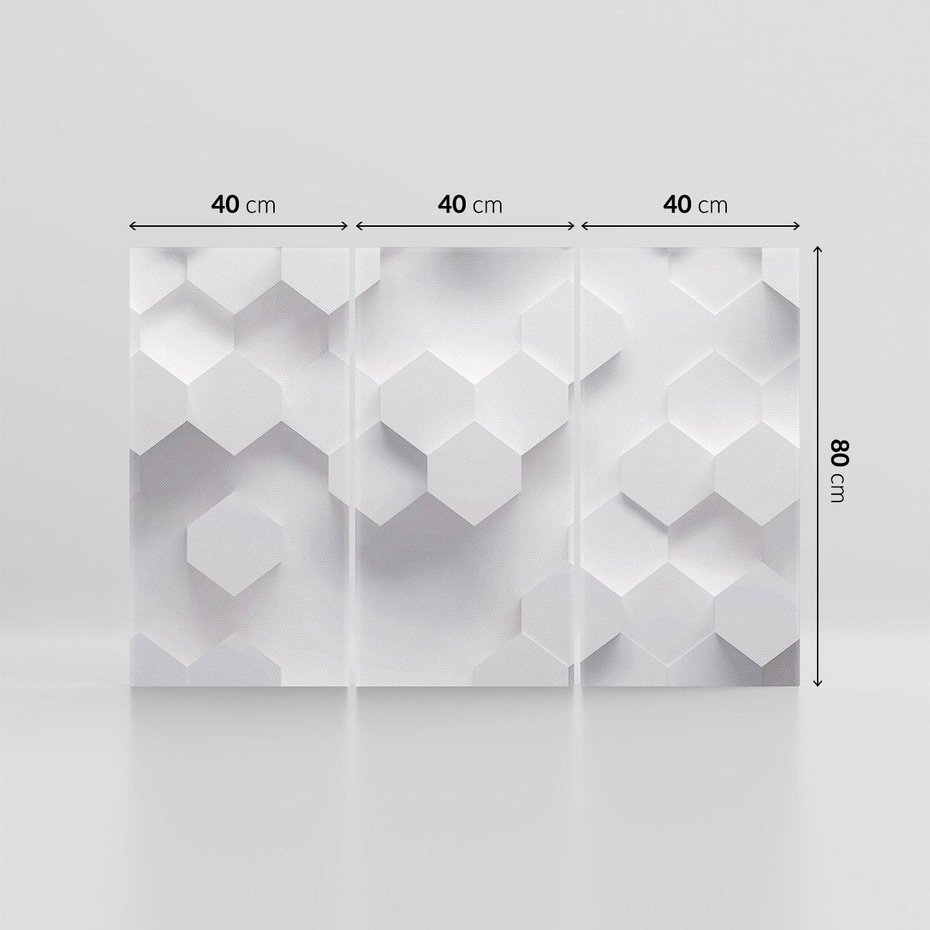 Obraz na płótnie 120x80 - Kreatywna Forma - geometryczny, 3D