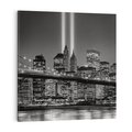 Obraz na płótnie 40x40 - Miasto ożywione nocą - miasto, noc