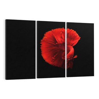 Obraz na płótnie 120x80 - Ryba wśród fal - ryba, morze