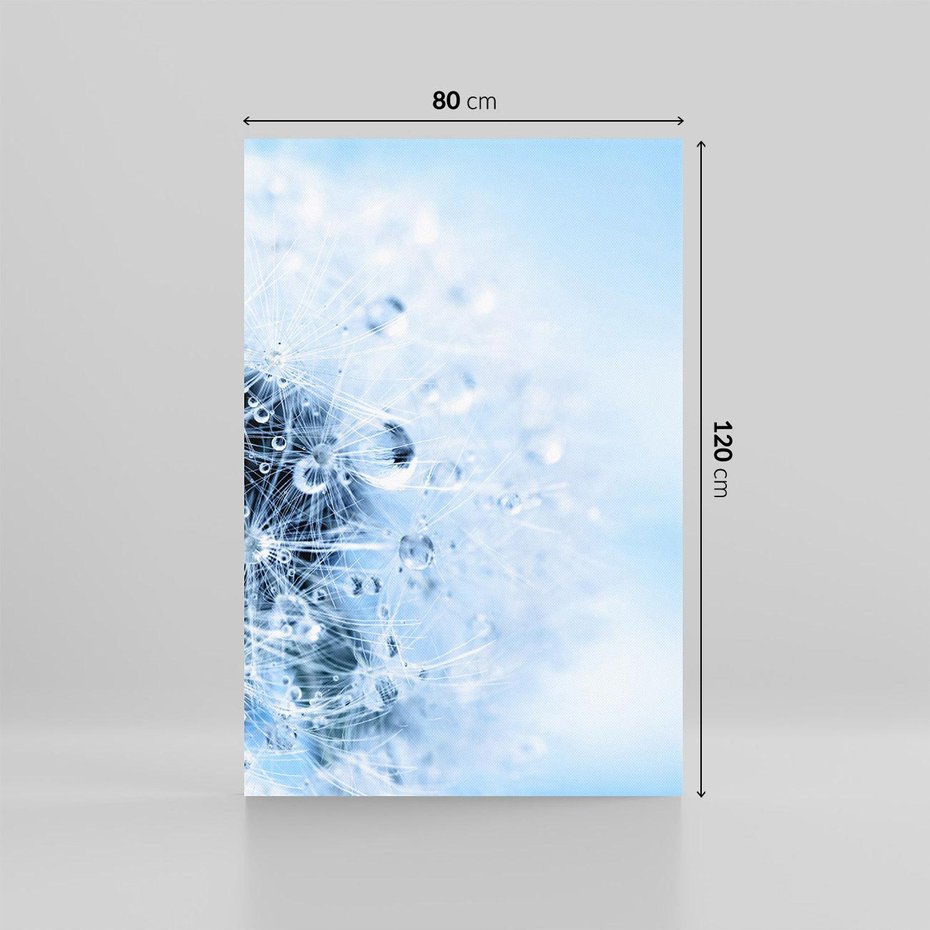 Obraz na płótnie 80x120 - Kwiatowa abstrakcja - abstrakcja, kwiat