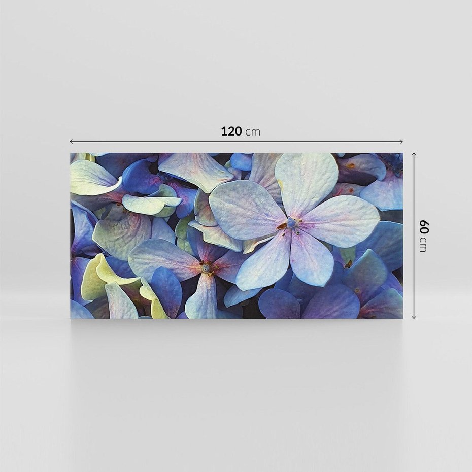 Obraz na płótnie 120x60 - Hortensja - delikatność kwiatów - hortensja, kwiaty