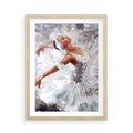 Plakat w ramie 50x70 - Baletowa Sztuka - balet, sztuka - rama drewno