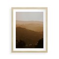 Plakat w ramie 40x50 - Odejście Słońca - pejzaż, zachód - rama drewno