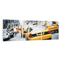 Obraz na płótnie 120x40 - Wszystkie światła prowadzą do Nowego Jorku - TAXI, NY