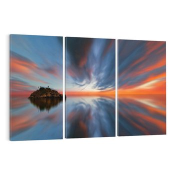 Obraz na płótnie 120x80 - Love - Sercem Do Ciebie - morze, woda