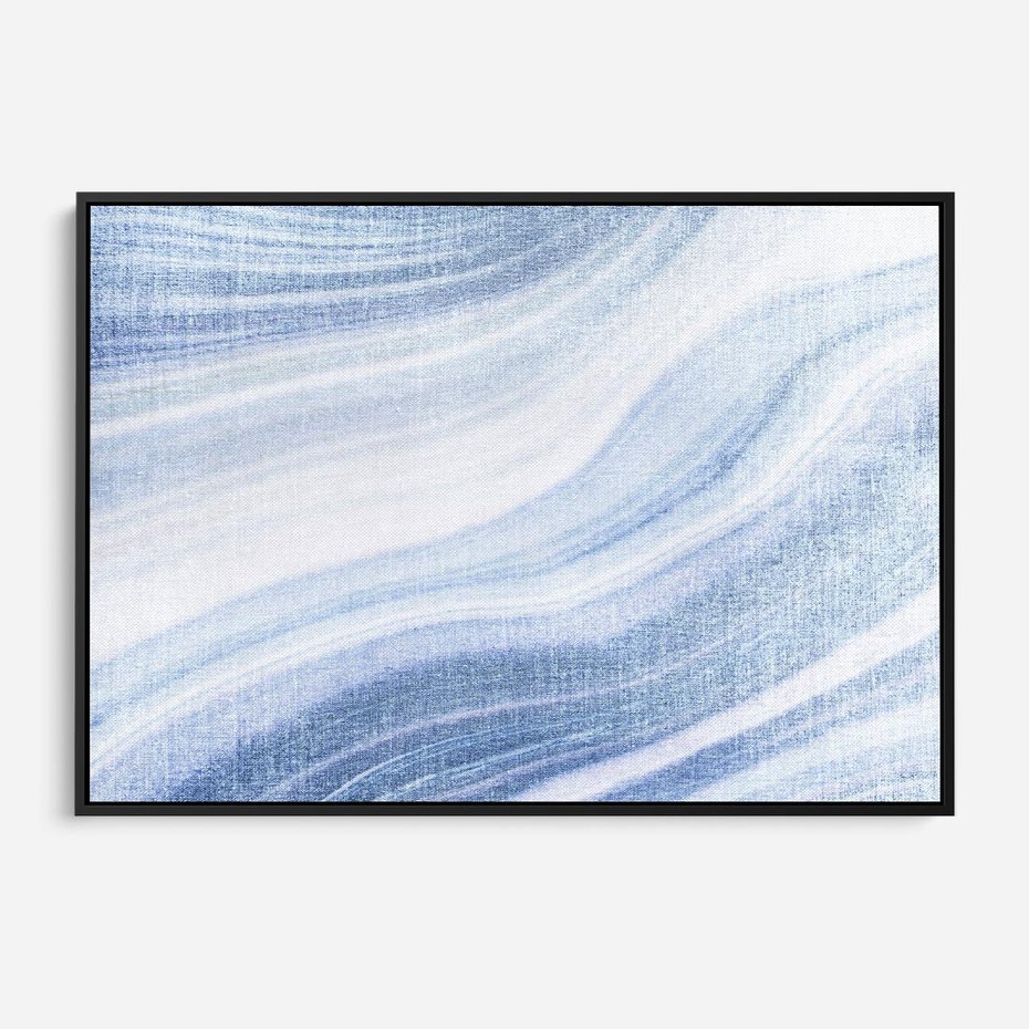 Obraz w ramie 100x70 - Abstrakcyjna akwarela - abstrakcja, akwarela - rama czarna